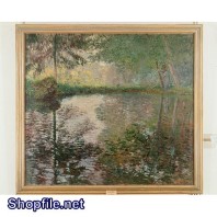 Tranh sơn dầu nước ngoài bức tranh sông nước
